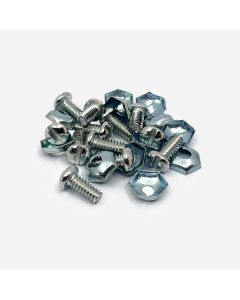 SCREW/PAL NUT - Set of 12, mid to late - MB