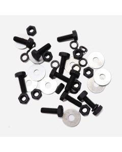 1/4" x 3/4" UNC Hex Head Bolt, Nut and Washer SET – F Marked for Ford GPW (SET OF 10)