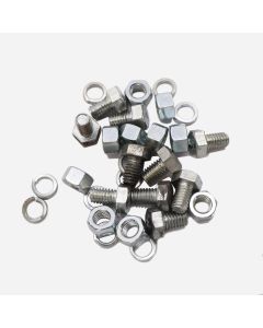 5/16" x 1/2" UNC Hex Head Bolt, Nut and Washer SET- F Marked for Ford GPW (SET OF 10)