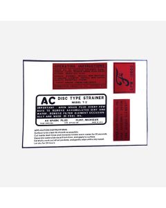 Engine Detail Decal Waterslide SER for Ford GPA & GPW