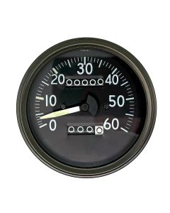 SPEEDOMETER - Short needle, late, stewart warner  - GPW