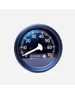 Speedometer 1947 CJ2a 0-70 white needle 