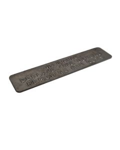Combat Rim Warning Plate For Ford GPW & Willys MB