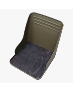 Passenger Seat with Wood Base for Series 2 Ford GP