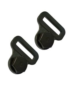 F Marked Late Safety Strap Buckle & Anchor fixing set for Ford GPW (1 pair)