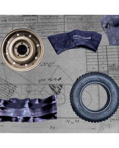 WHEEL DEAL - Tyre, tube, flap and combat wheel - GPW / MB
